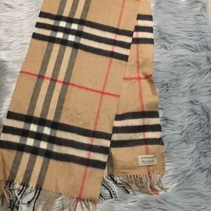 *AUTHENTIC* Burberry cashmere scarf camel